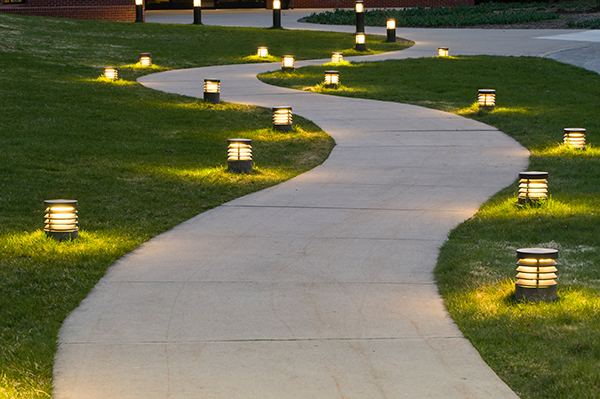 Path with lights